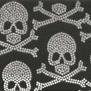 Skull & Crossbone Rhinestone Wallet