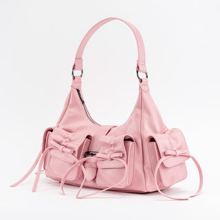 Obscura Bow Shoulder Bags by Wicked Misfit