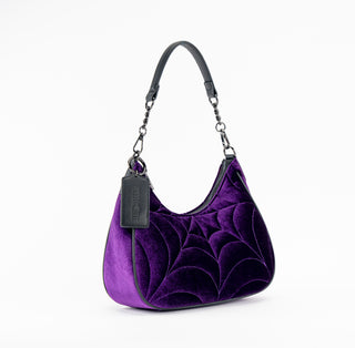 Velvet Widow Shoulder Bags