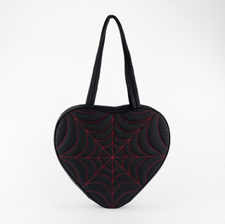 Web of Hearts Carry All Totes