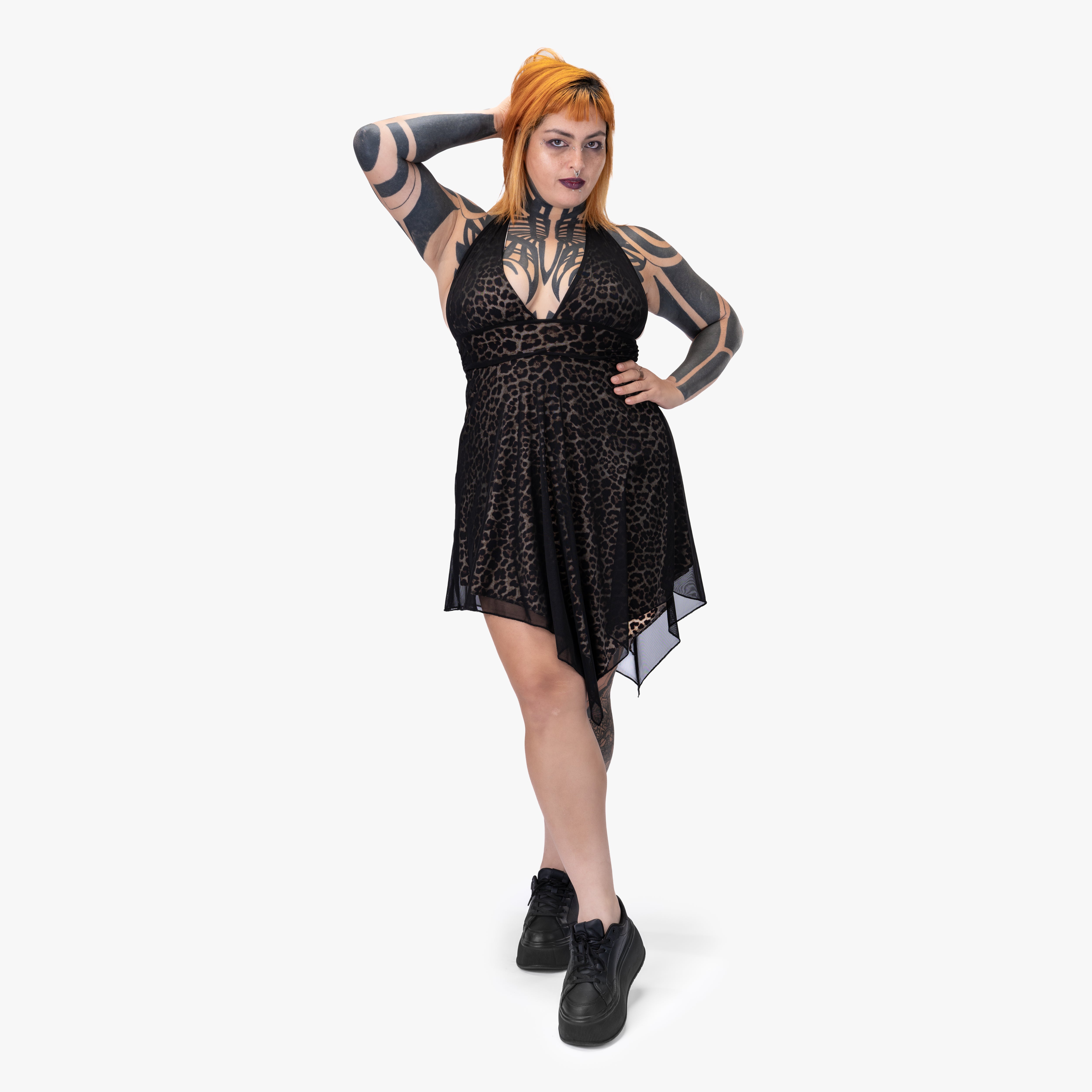 sheer leopard dress Grave Leopard Mesh Dress – Wicked Misfit