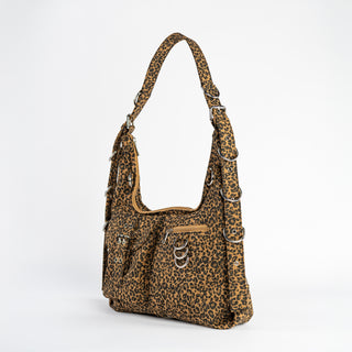 Canvas D-Ring Grommet Hobo Bags