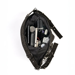 Canvas D-Ring Grommet Hobo Bags