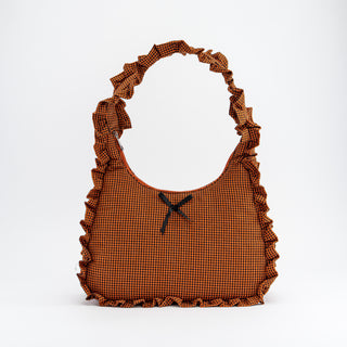 Ruffled Bow Shoulder Bags