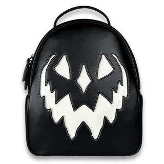 Black Haunted Hallows Pumpkin Backpack photo from wicked misfit