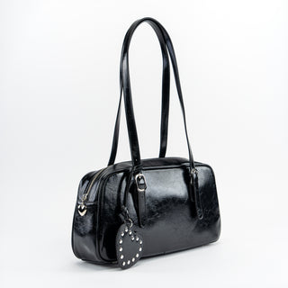 Onyx Bowler Shoulder Bag