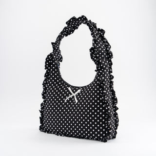 Ruffled Bow Shoulder Bags
