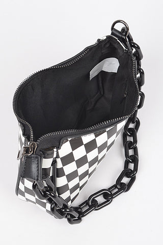 Checker Shoulder Bag