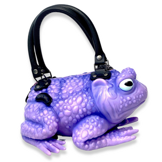 Purple Side View of Frog Bag
