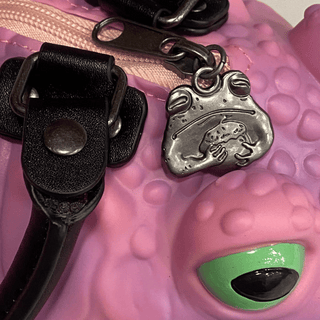 Pink Toad Handbag Close up