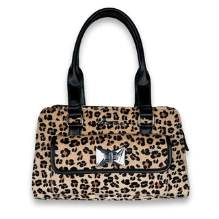 Cosmo Fuzz Leopard Handbag & Crossbody Bag