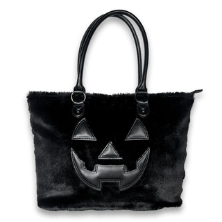 Fuzzy Jack Tote Bag Black from Wicked Misfit