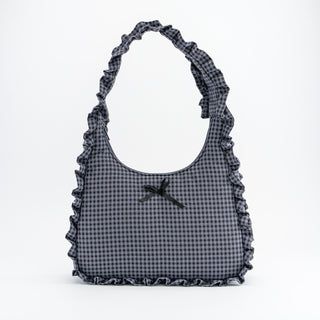 Ruffled Bow Shoulder Bags