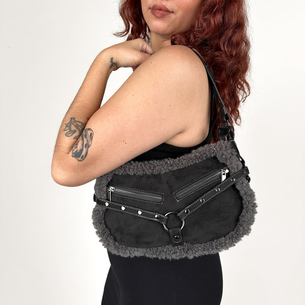 Obsidian Angel Fur Bag – Wicked Misfit