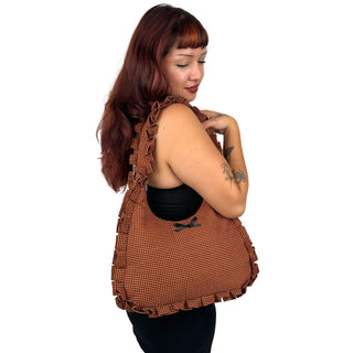 Ruffled Bow Shoulder Bags