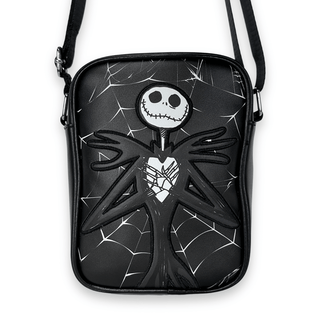 Jack Skellington Spiderweb Vertical Nightmare Before Christmas Crossbody