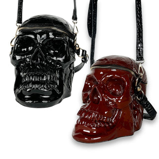 Enamel Skull Handbags Different Colors