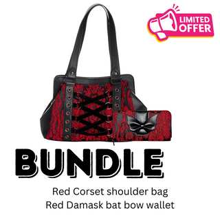 Red Corset Shoulder bag bundle