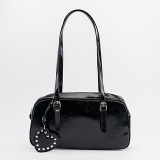 Onyx Bowler Shoulder Bag