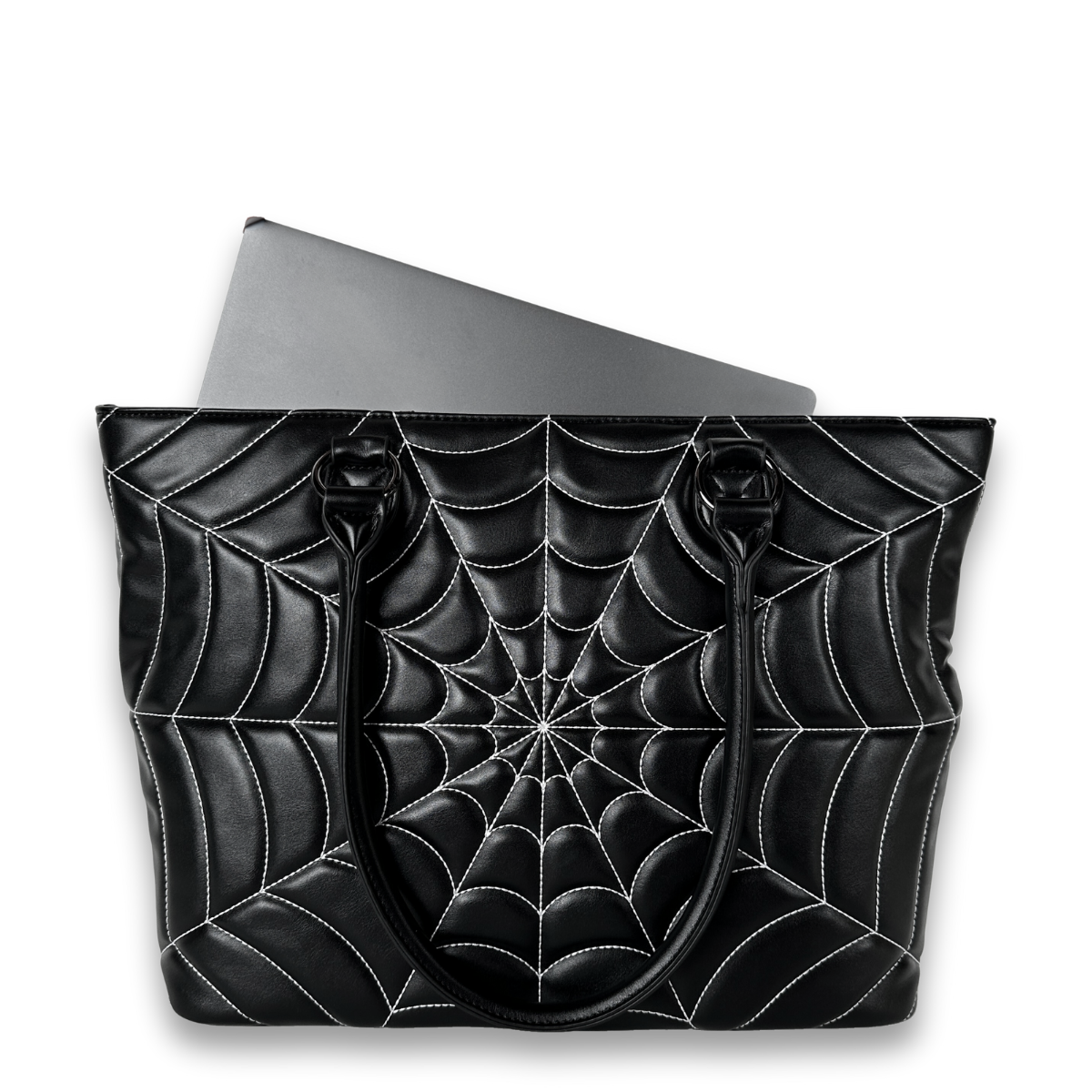 Quilted Spiderweb Tote / Shoulder Bag – Wicked Misfit