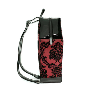 Red Damask Coffin Backpack