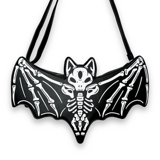 Skeleton Bat Crossbody Bag