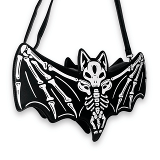 Skeleton Bat adjustable Crossbody Bag