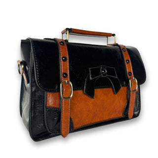 Steampunk Bow Satchel Sideview Wicked Misfit 