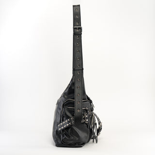 Strap View of Moto Hobo Bag