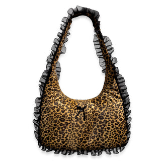 Ruffled Bow Shoulder Bags