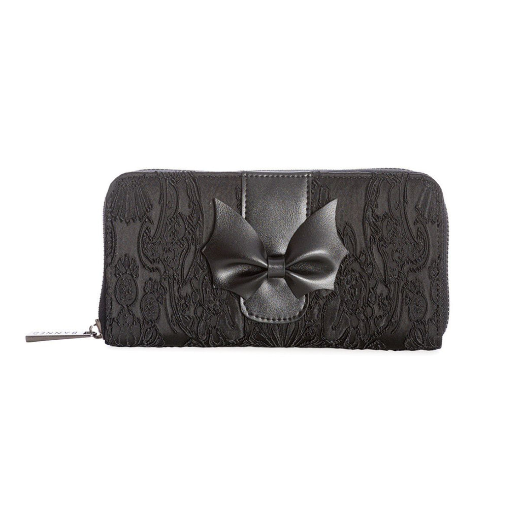 Damask Wallet Damask Bat Bow Wallet – Wicked Misfit