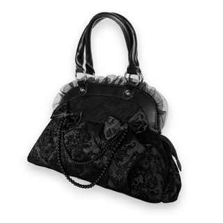 Victorian Gothic Coquette Bows Handbag