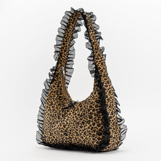 Ruffled Bow Shoulder Bags