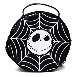 Disney Disney Bag, Cross Body, Round, The Nightmare Before Christmas Jack Face with Spider Web