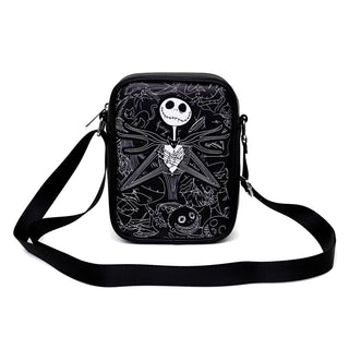 Disney Bag, Cross Body, The Nightmare Before Christmas Jack Skellington Pose, Black