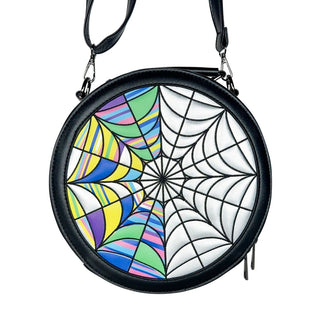 Wednesday Inspired Spiderweb Crossbody & Backpack 