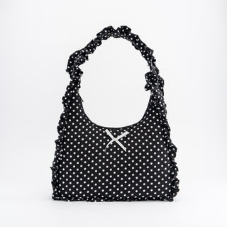 Ruffled Bow Shoulder Bags