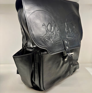 Embossed Skull Backpack