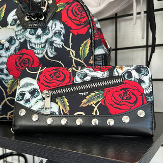 Skull Rose Wallet