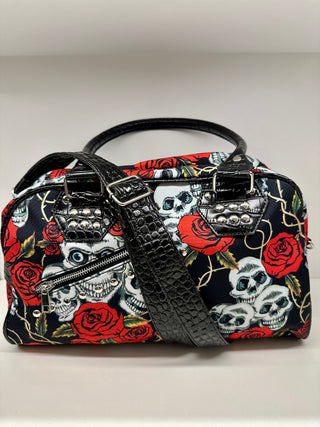 Skull N Roses Convertible Shoulder Bag
