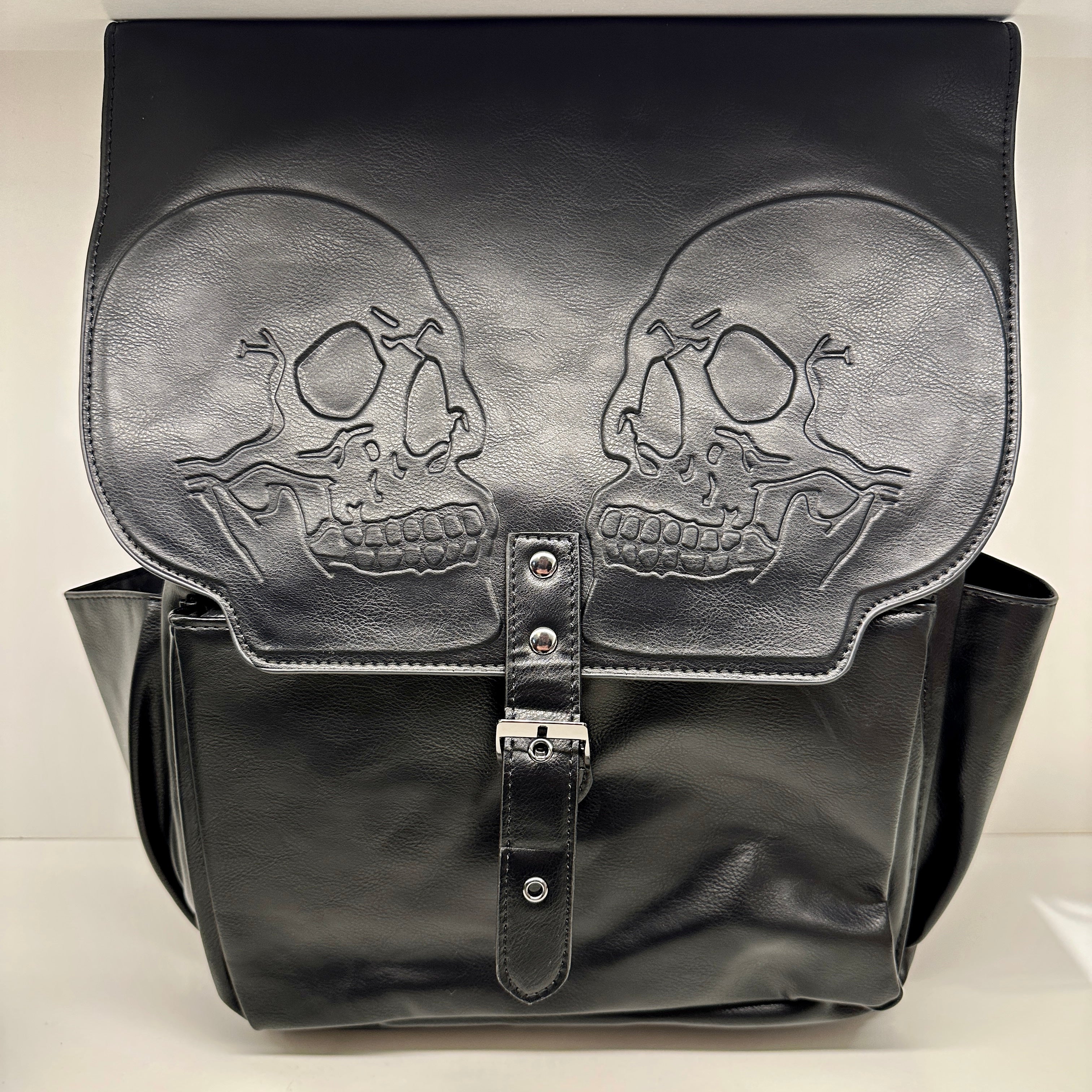 Embossed Skull Backpack – Wicked Misfit