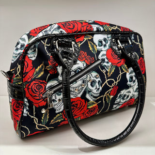 Skull N Roses Convertible Shoulder Bag