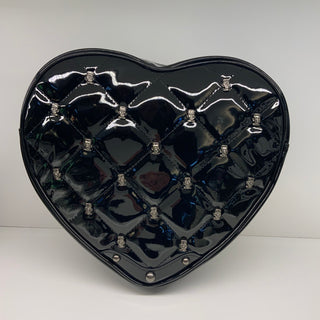 Frank Studded Quilted Heart Shoulder Bag