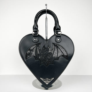 Bat Heart Handbag and Crossbody Bag