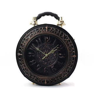 Steampunk Working Clock Handbag & Crossbody