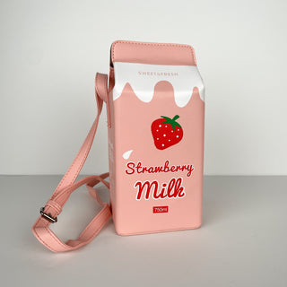 Strawberry Milk Crossbody Bag
